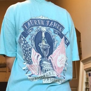 Blue Lauren James shirt American flag